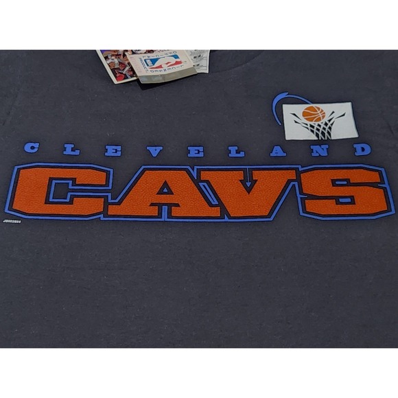 NWT Vintage 90's Cleveland Cavaliers T-Shirt Size M Fruit of the Loom NBA NOS - Picture 2 of 7